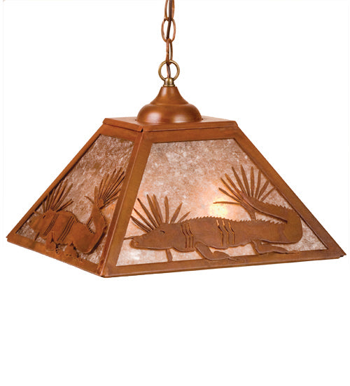 Meyda Tiffany Alligator 76322 Pendant Light - Rust