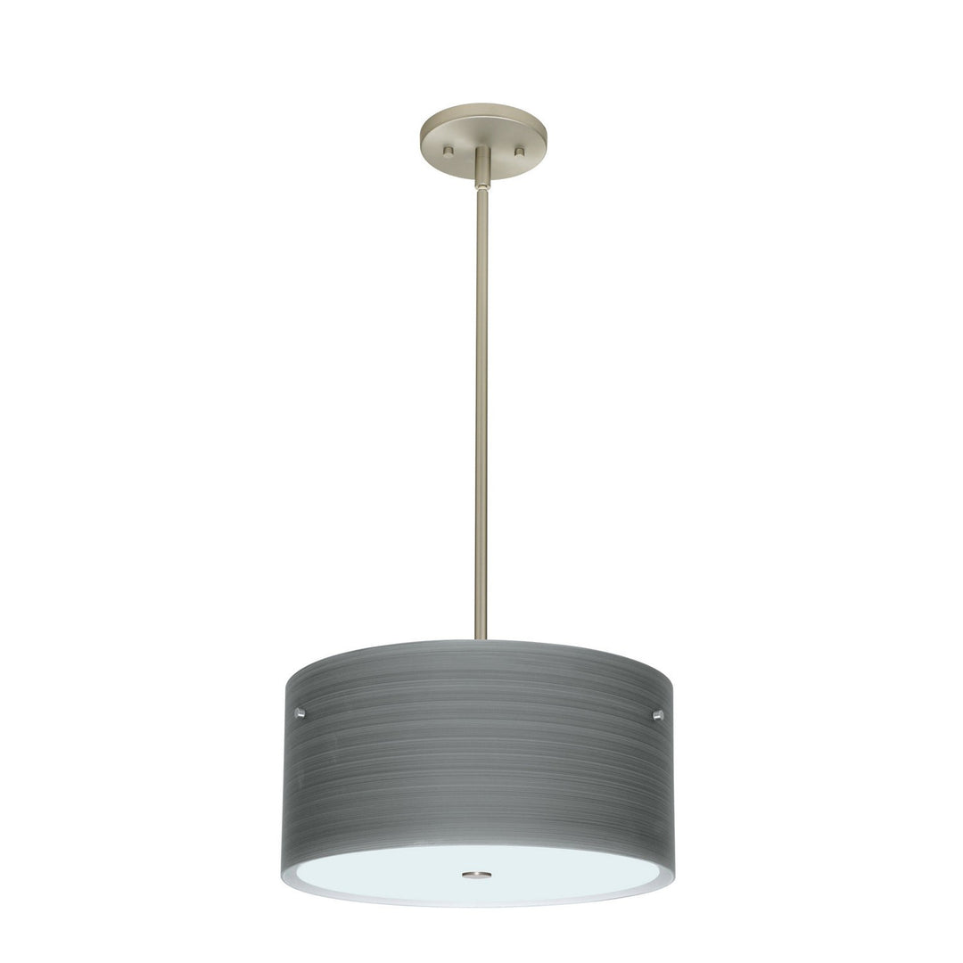 Besa Tamburo 1KT-4008TN-LED-SN Pendant Light - Satin Nickel