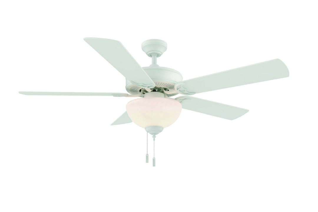 Wind River Fan Company Dalton WR1423W Ceiling Fan 52 - White, White/