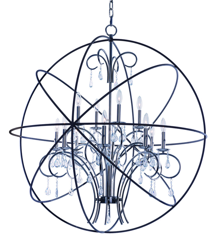 Maxim Orbit 25147ARPN Pendant Light - Anthracite / Polished Nickel