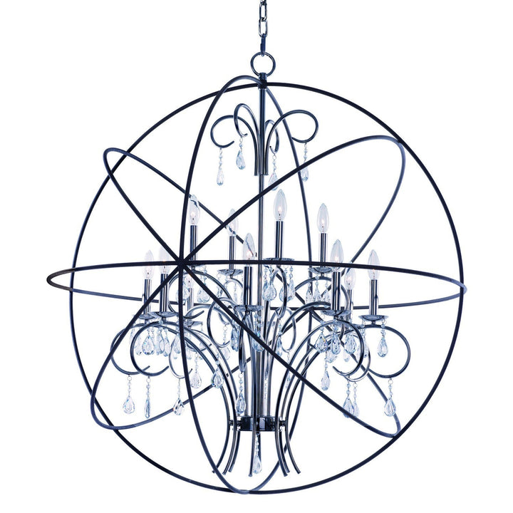 Maxim Orbit 25147ARPN Pendant Light - Anthracite / Polished Nickel