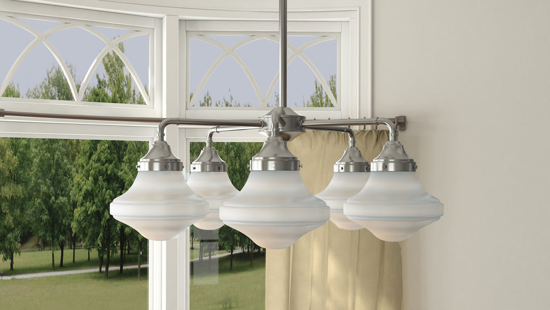 Maxim New School 30245SWSN Chandelier Light - Satin Nickel