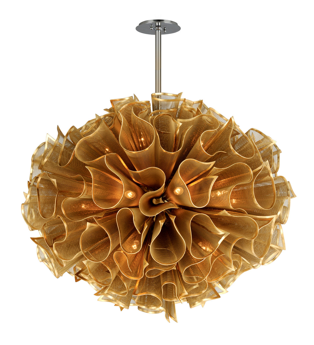 Corbett Pulse 218-420-GL Pendant Light - Gold Leaf