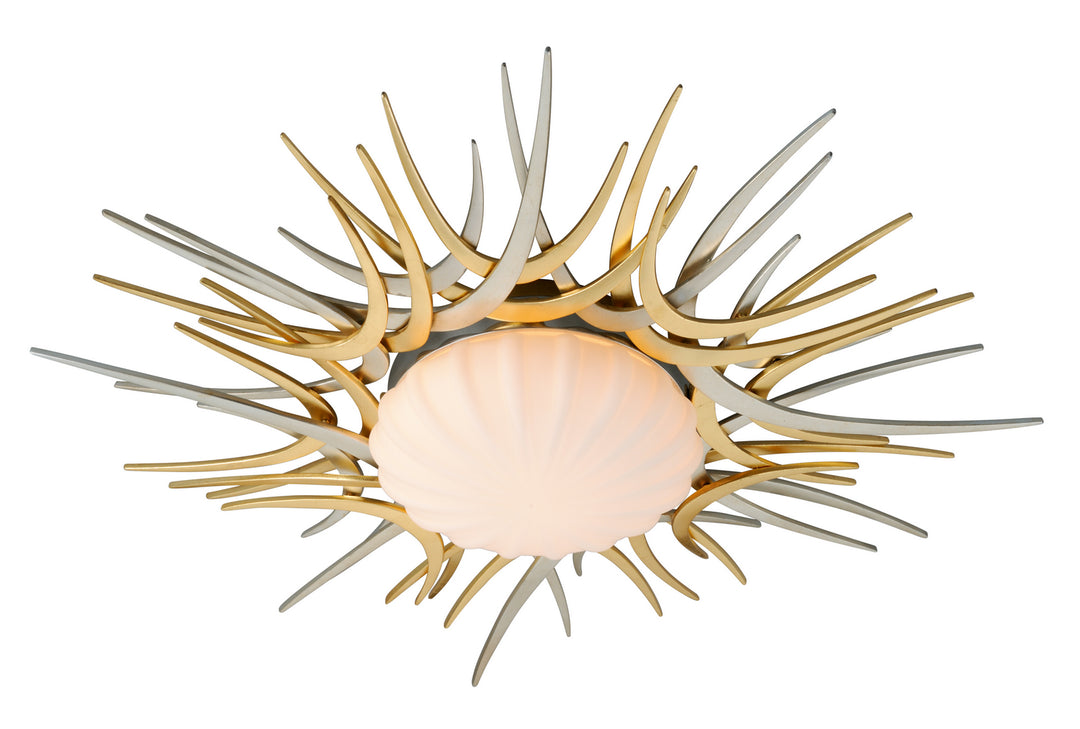 Corbett Helios 224-31 Ceiling Light - Gold And Silver Leaf