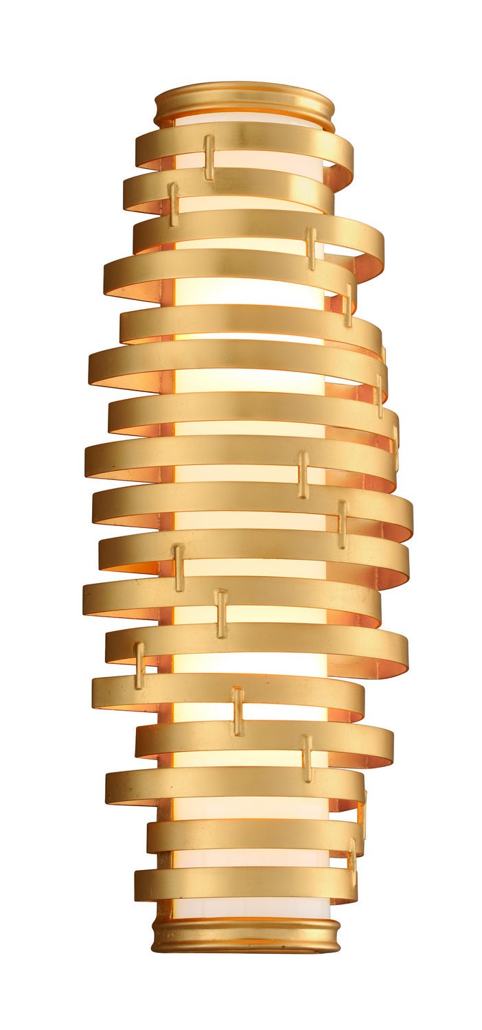 Corbett Vertigo 225-12 Wall Light - Gold Leaf