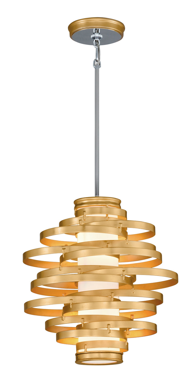 Corbett Vertigo 225-42 Pendant Light - Gold Leaf