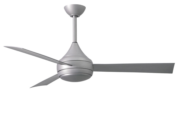 Matthews Fan Company Donaire DA-BS Ceiling Fan 52 - Brushed Stainless, Silver Tone/