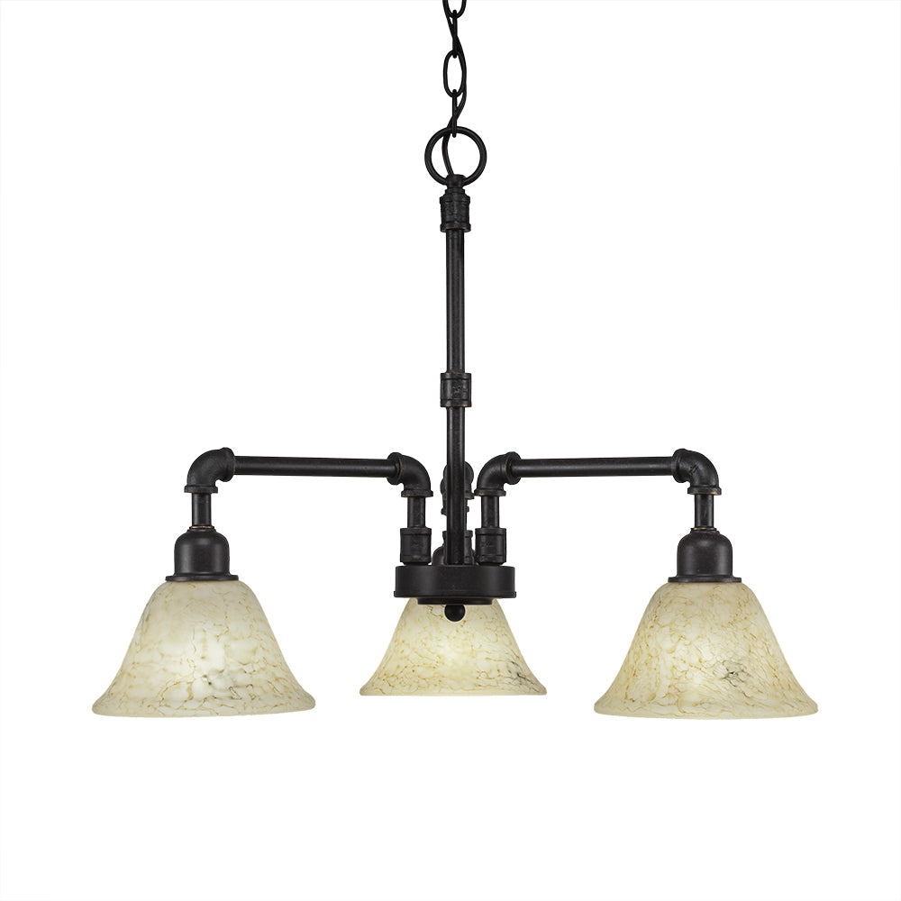 Toltec Vintage 283-dg-508 Chandelier Light - Dark Granite