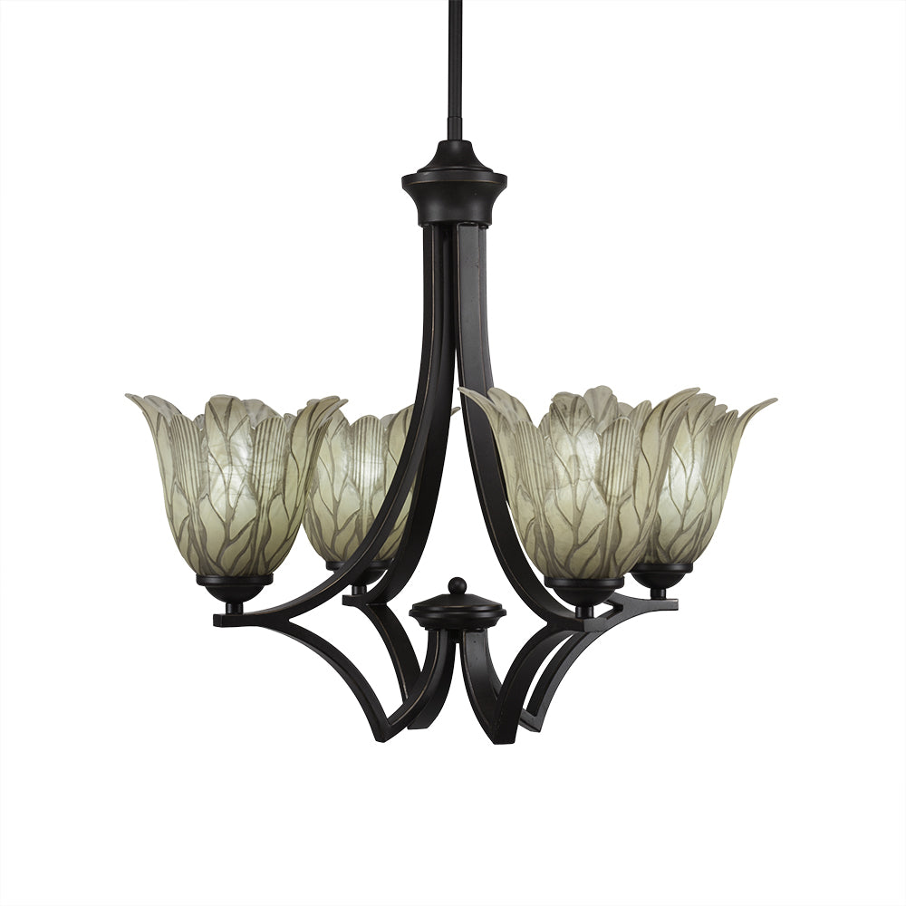 Toltec Zilo 564-dg-1025 Chandelier Light - Dark Granite