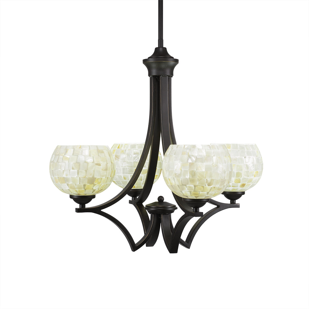 Toltec Zilo 564-dg-405 Chandelier Light - Dark Granite