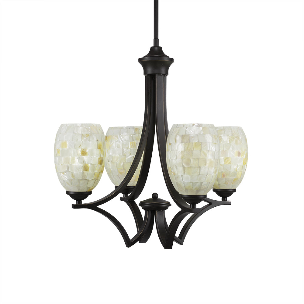 Toltec Zilo 564-dg-406 Chandelier Light - Dark Granite