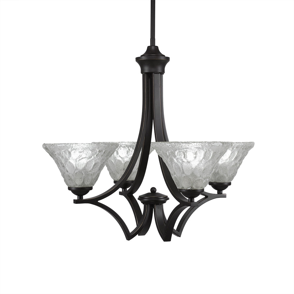 Toltec Zilo 564-dg-451 Chandelier Light - Dark Granite