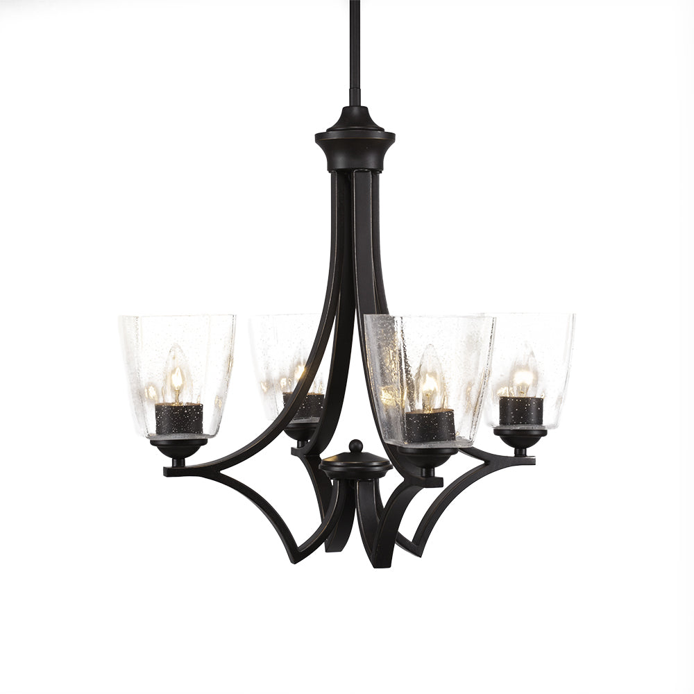 Toltec Zilo 564-dg-461 Chandelier Light - Dark Granite