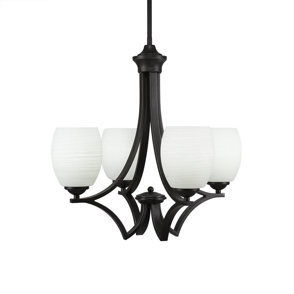 Toltec Zilo 564-dg-615 Chandelier Light - Dark Granite