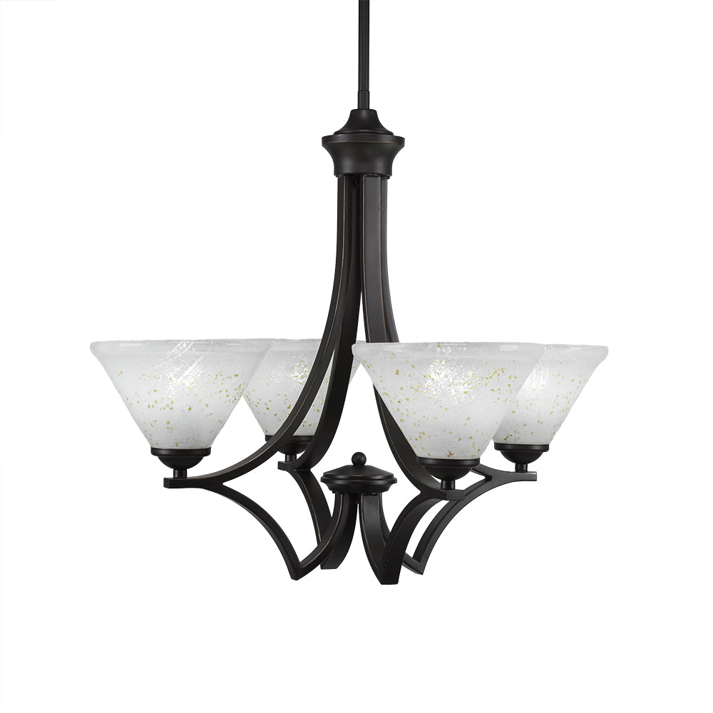Toltec Zilo 564-dg-7145 Chandelier Light - Dark Granite