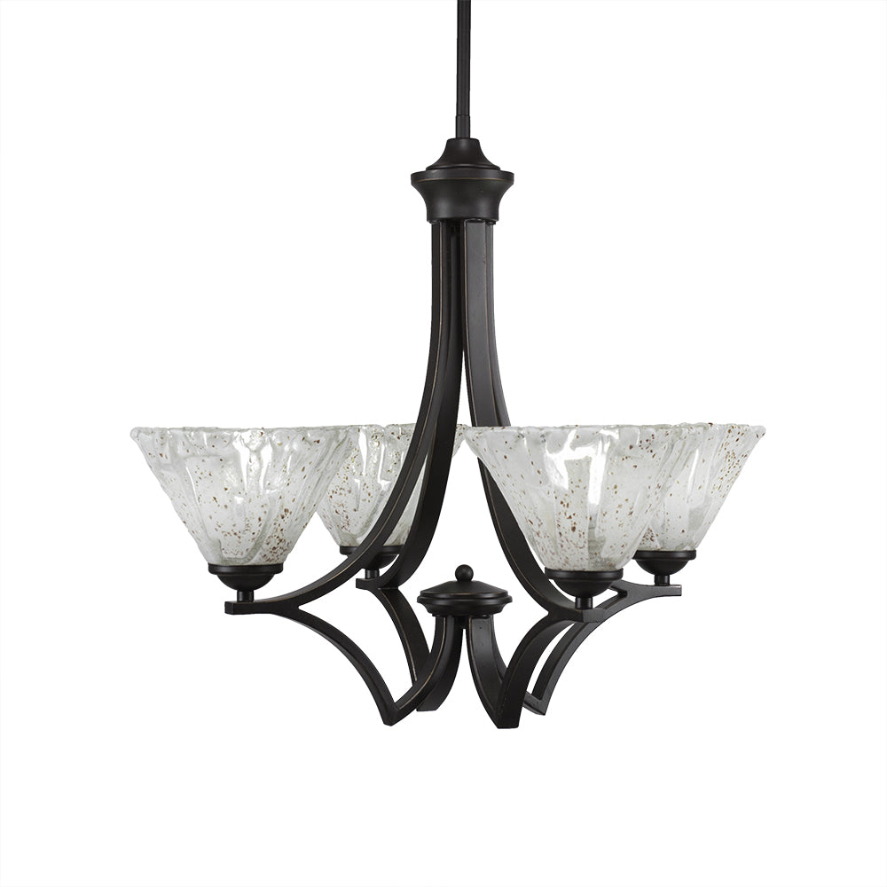Toltec Zilo 564-dg-7195 Chandelier Light - Dark Granite