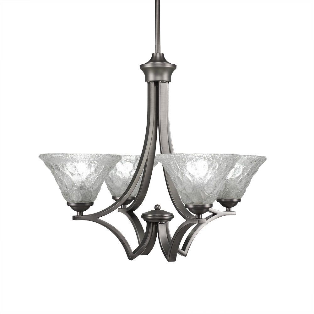 Toltec Zilo 564-gp-451 Chandelier Light - Graphite