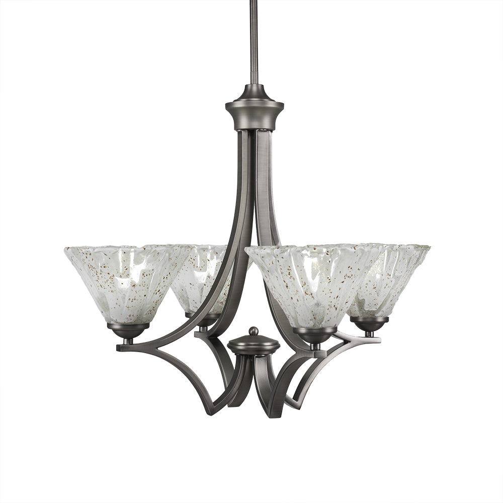 Toltec Zilo 564-gp-7195 Chandelier Light - Graphite