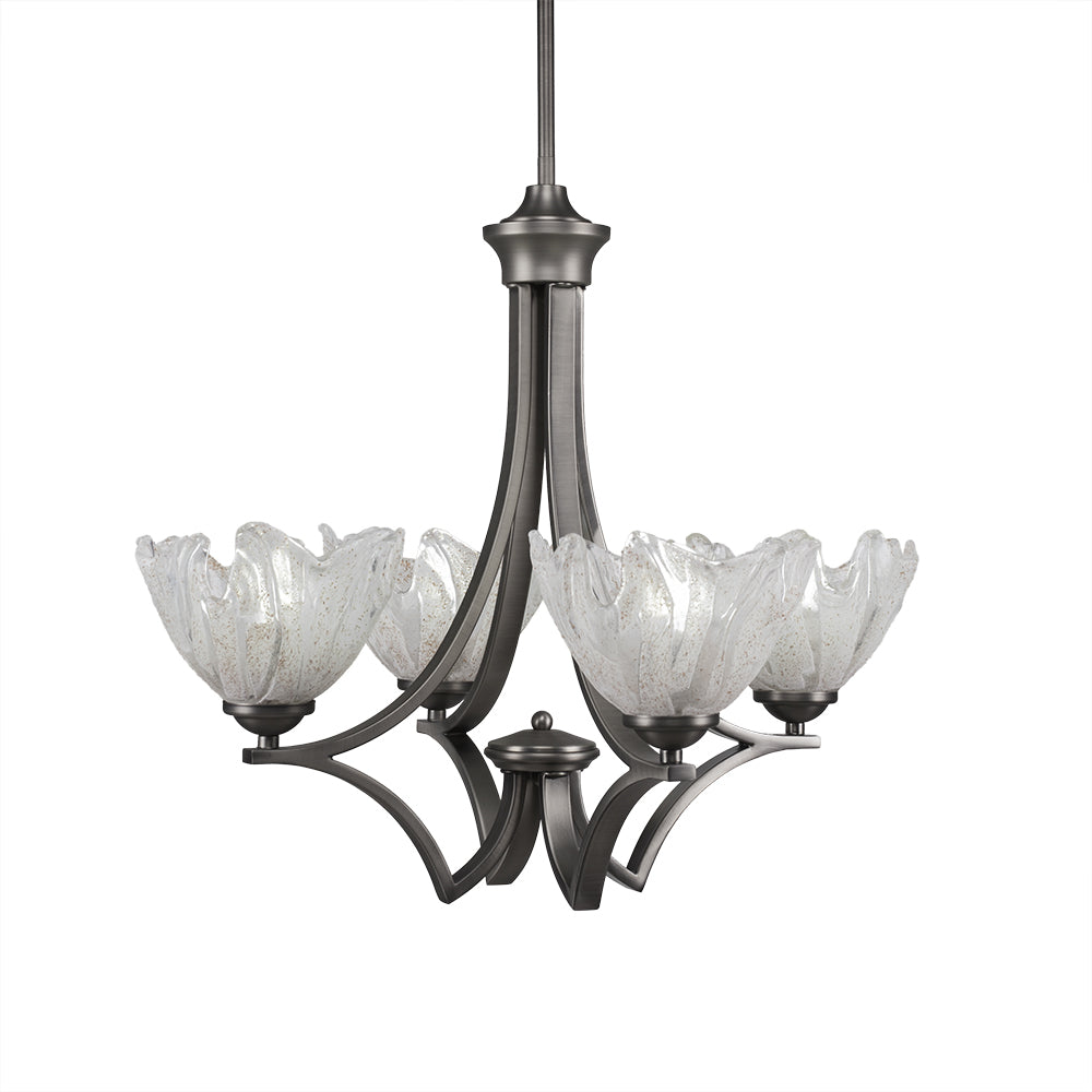 Toltec Zilo 564-gp-759 Chandelier Light - Graphite