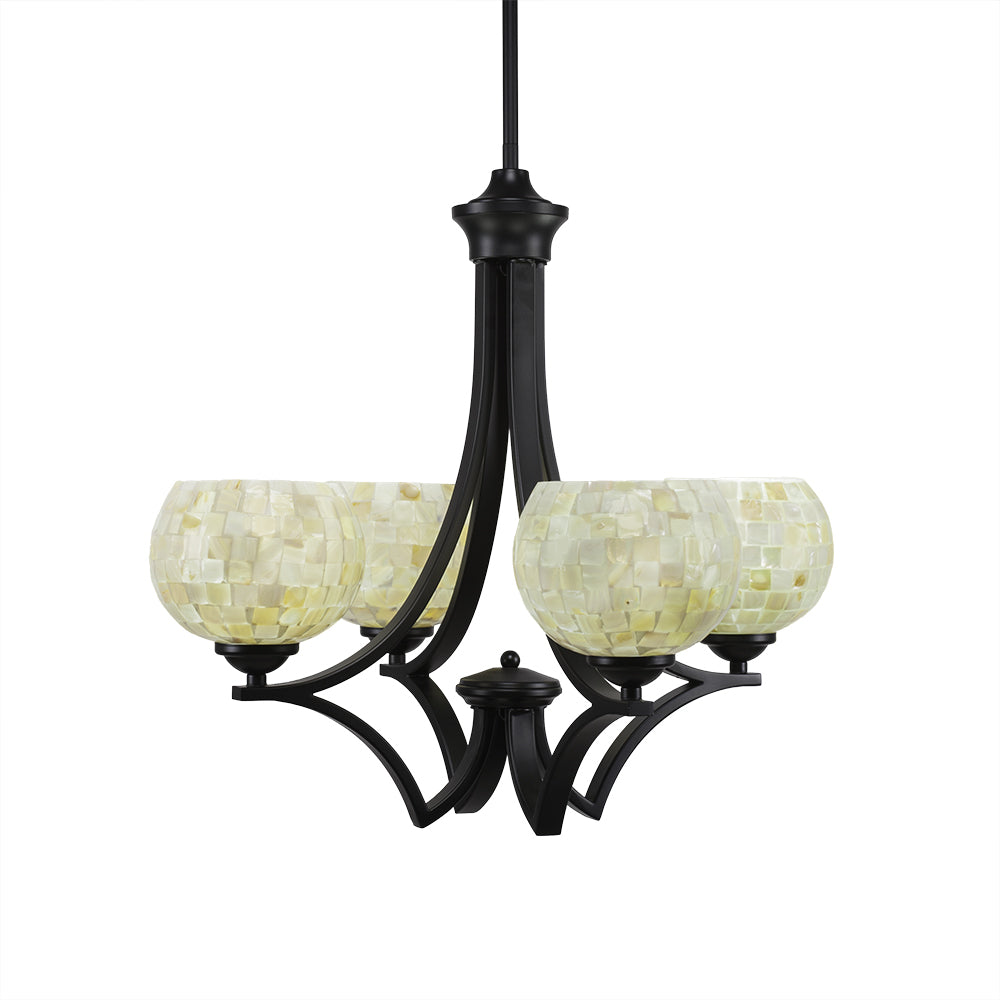 Toltec Zilo 564-mb-405 Chandelier Light - Matte Black