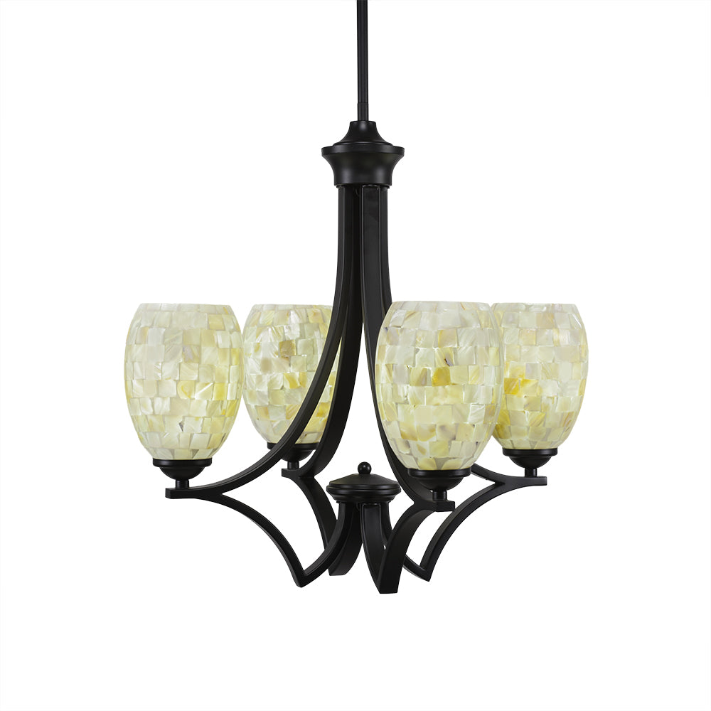 Toltec Zilo 564-mb-406 Chandelier Light - Matte Black