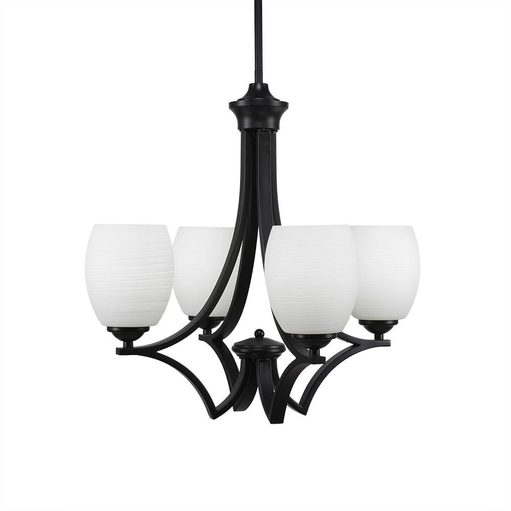Toltec Zilo 564-mb-615 Chandelier Light - Matte Black