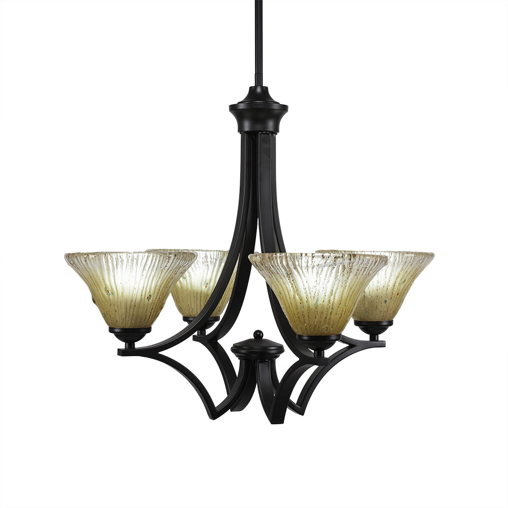 Toltec Zilo 564-mb-750 Chandelier Light - Matte Black