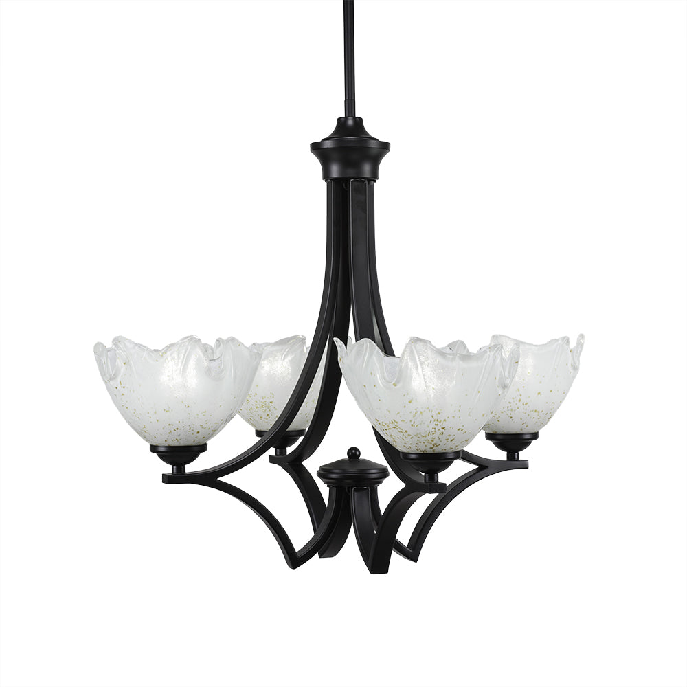 Toltec Zilo 564-mb-755 Chandelier Light - Matte Black