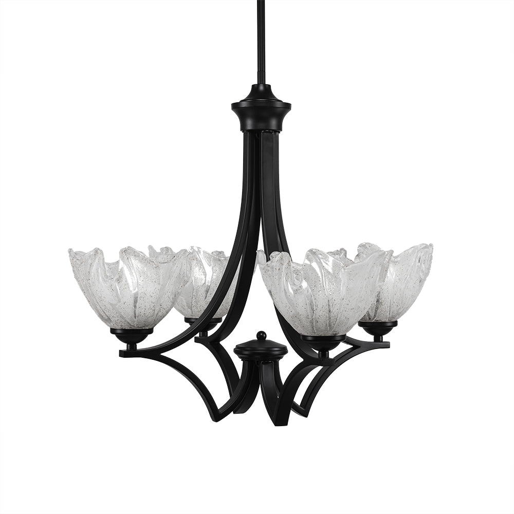 Toltec Zilo 564-mb-759 Chandelier Light - Matte Black