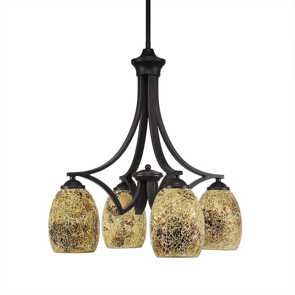 Toltec Zilo 568-dg-4175 Chandelier Light - Dark Granite