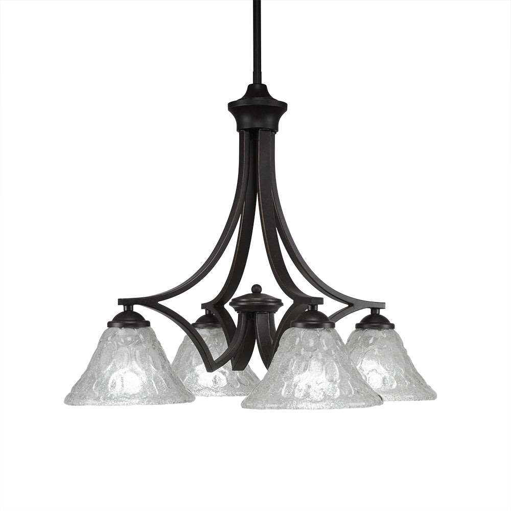 Toltec Zilo 568-dg-451 Chandelier Light - Dark Granite