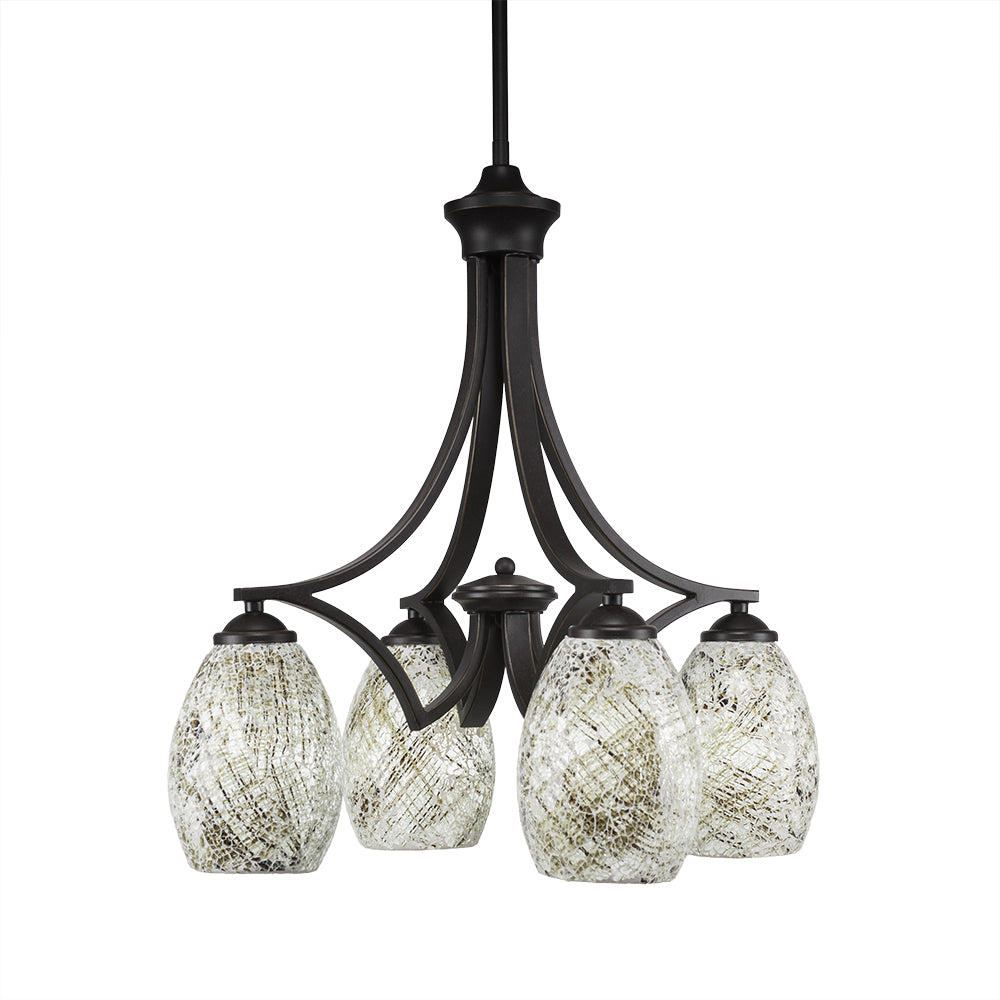 Toltec Zilo 568-dg-5054 Chandelier Light - Dark Granite