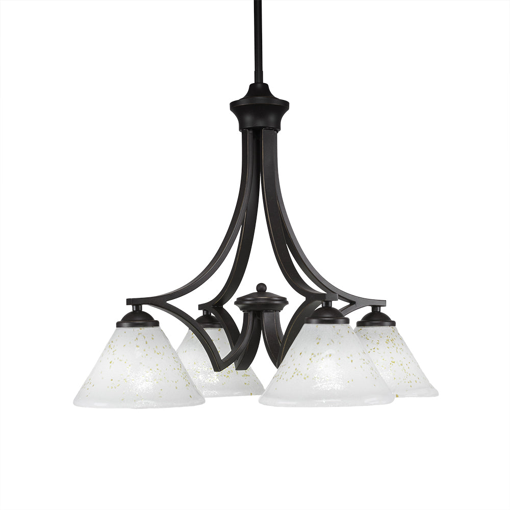 Toltec Zilo 568-dg-7145 Chandelier Light - Dark Granite