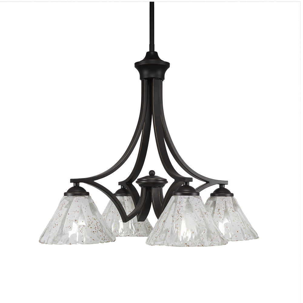 Toltec Zilo 568-dg-7195 Chandelier Light - Dark Granite