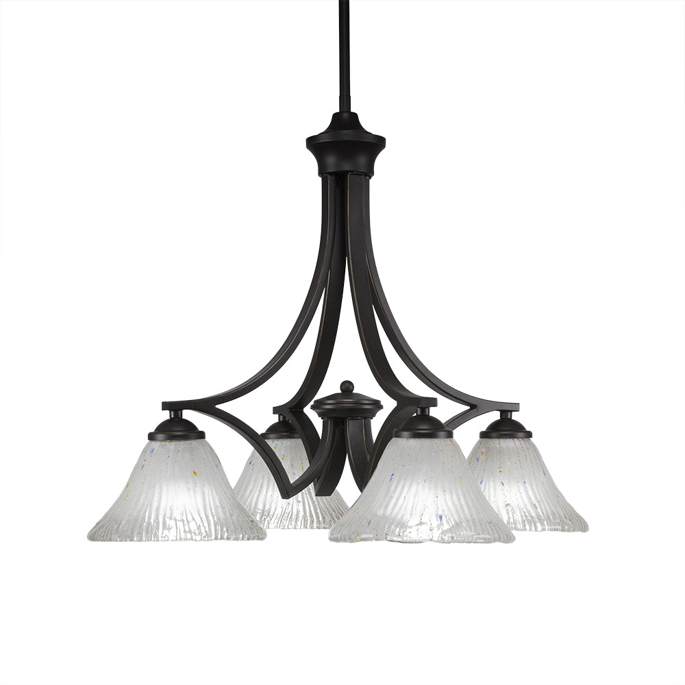 Toltec Zilo 568-dg-751 Chandelier Light - Dark Granite