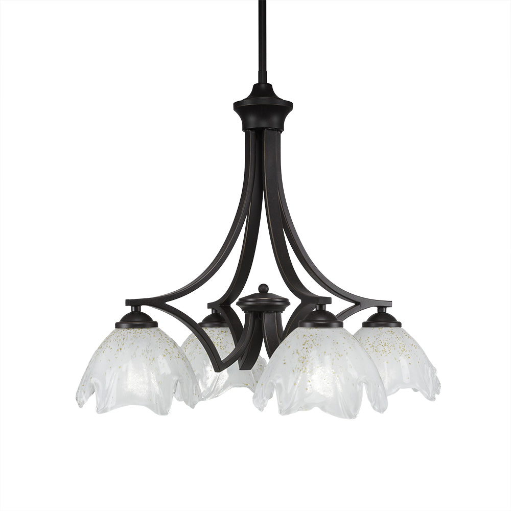 Toltec Zilo 568-dg-755 Chandelier Light - Dark Granite