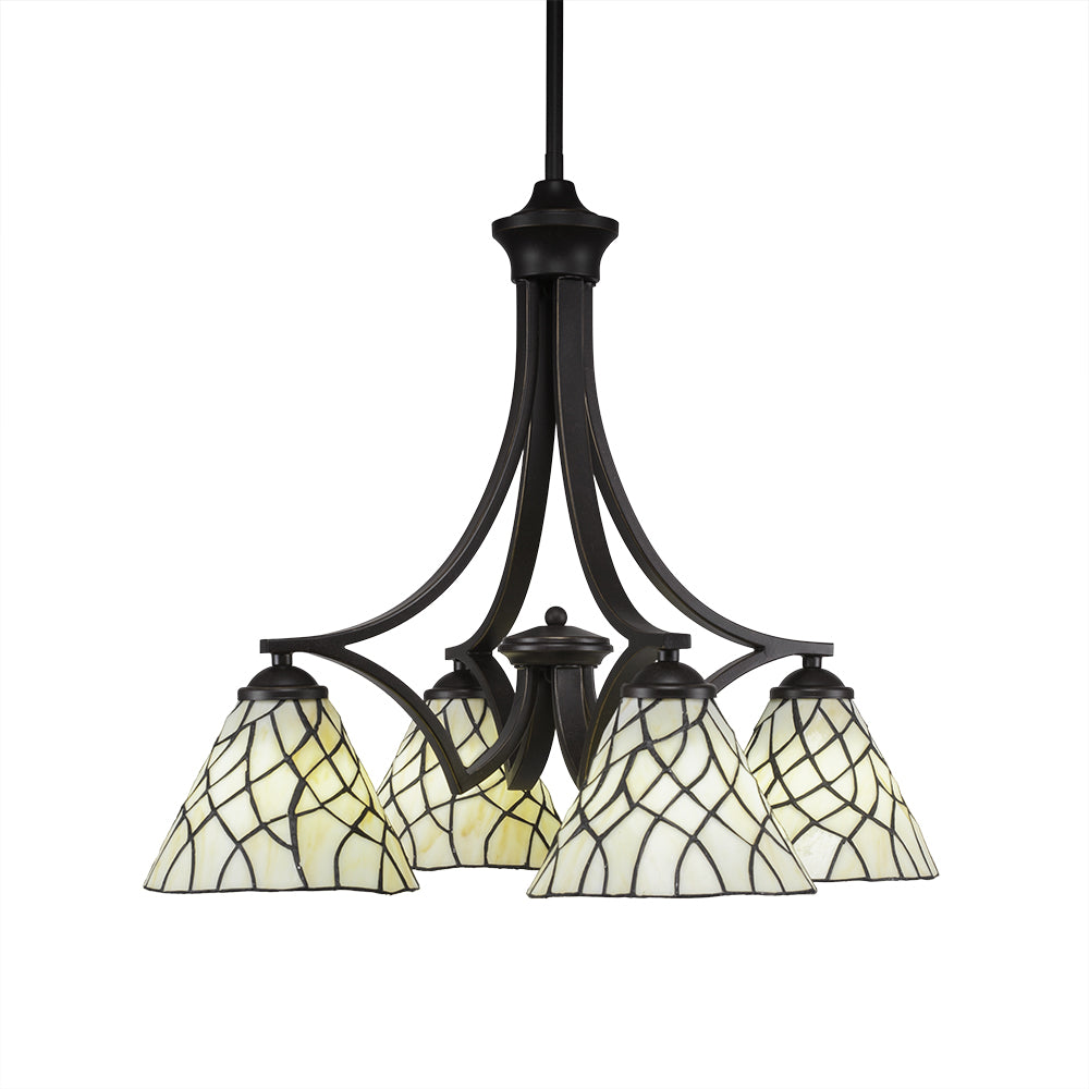 Toltec Zilo 568-dg-9115 Chandelier Light - Dark Granite