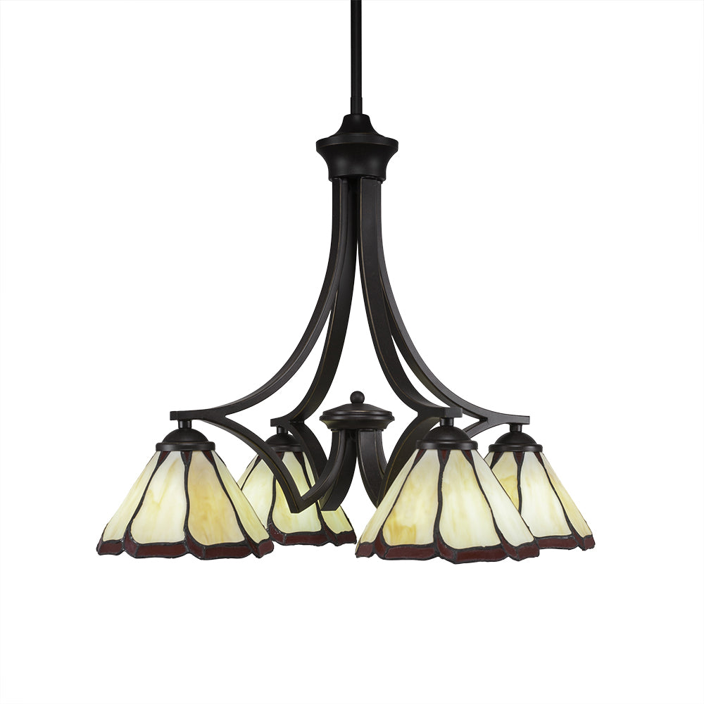Toltec Zilo 568-dg-9165 Chandelier Light - Dark Granite
