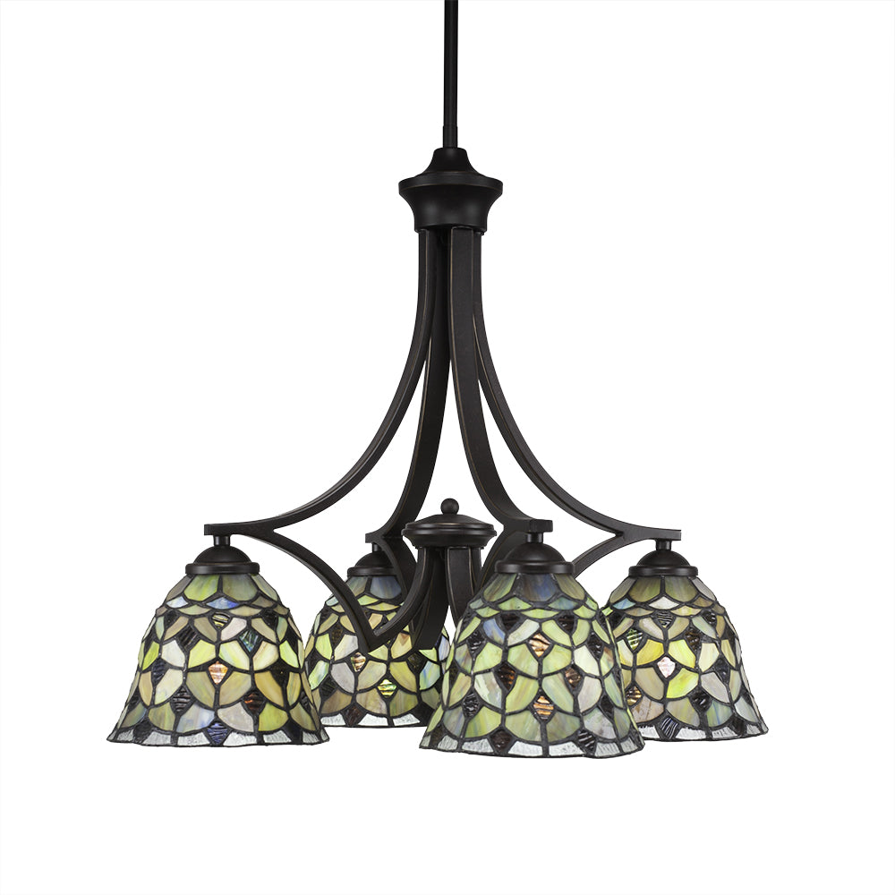 Toltec Zilo 568-dg-9965 Chandelier Light - Dark Granite