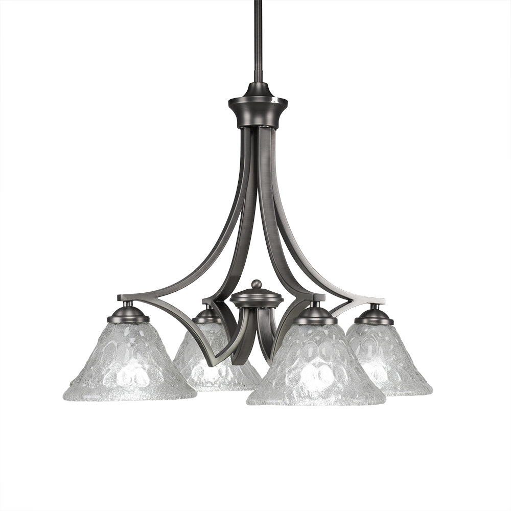 Toltec Zilo 568-gp-451 Chandelier Light - Graphite