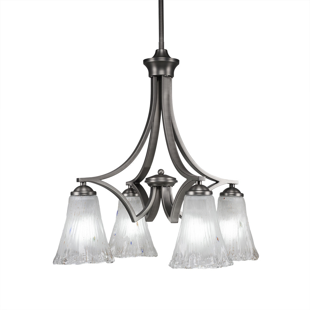 Toltec Zilo 568-gp-721 Chandelier Light - Graphite