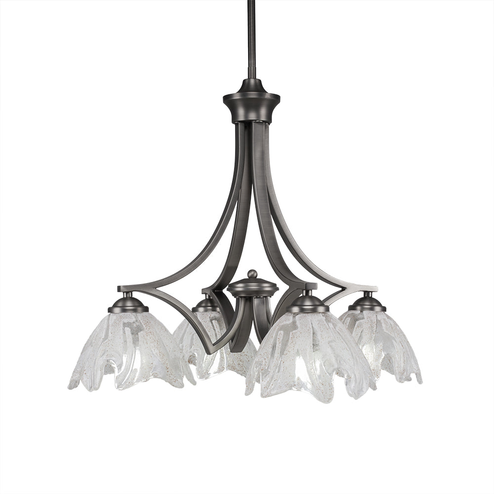 Toltec Zilo 568-gp-759 Chandelier Light - Graphite