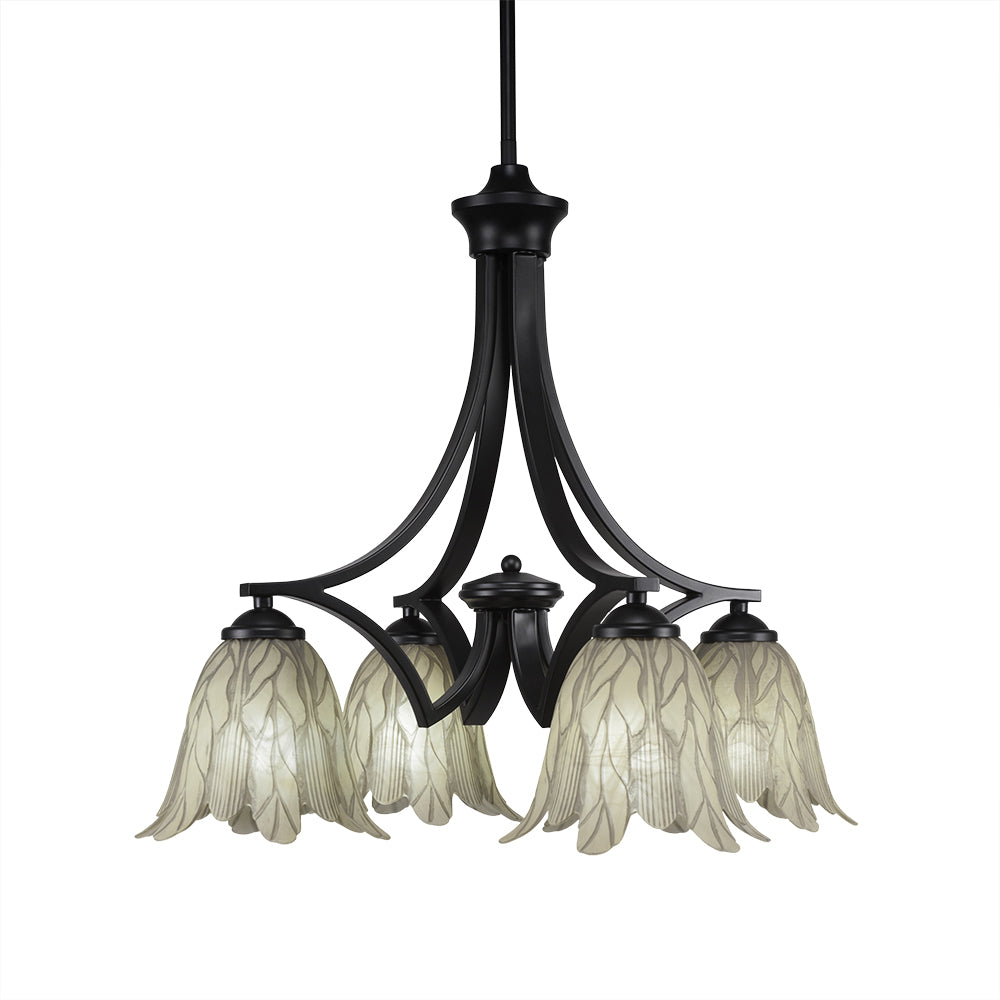 Toltec Zilo 568-mb-1025 Chandelier Light - Matte Black