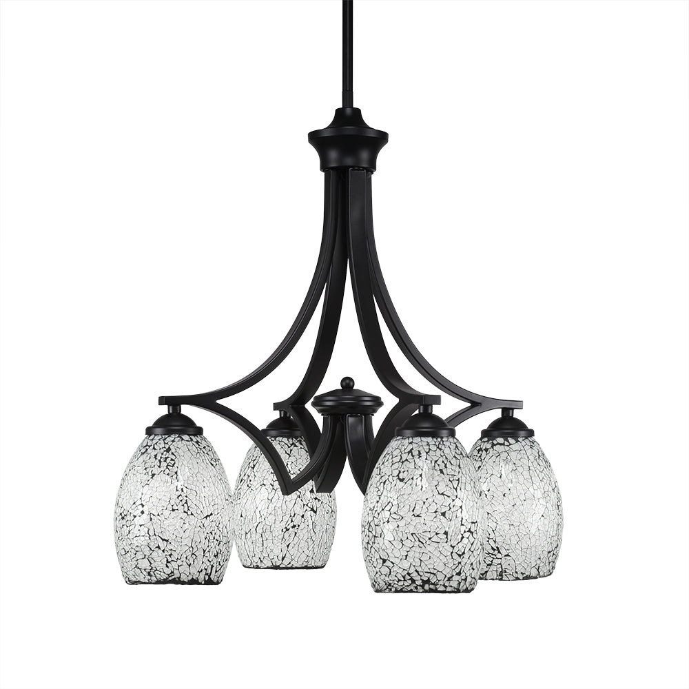 Toltec Zilo 568-mb-4165 Chandelier Light - Matte Black