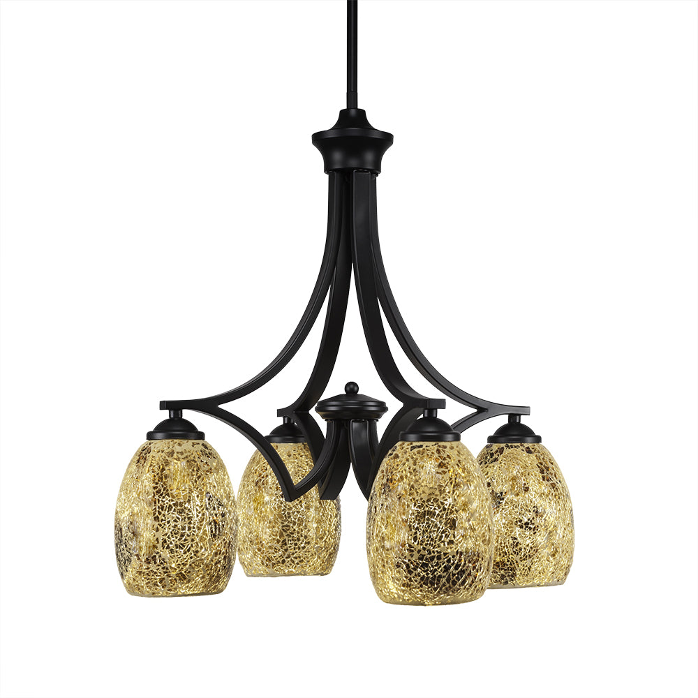 Toltec Zilo 568-mb-4175 Chandelier Light - Matte Black