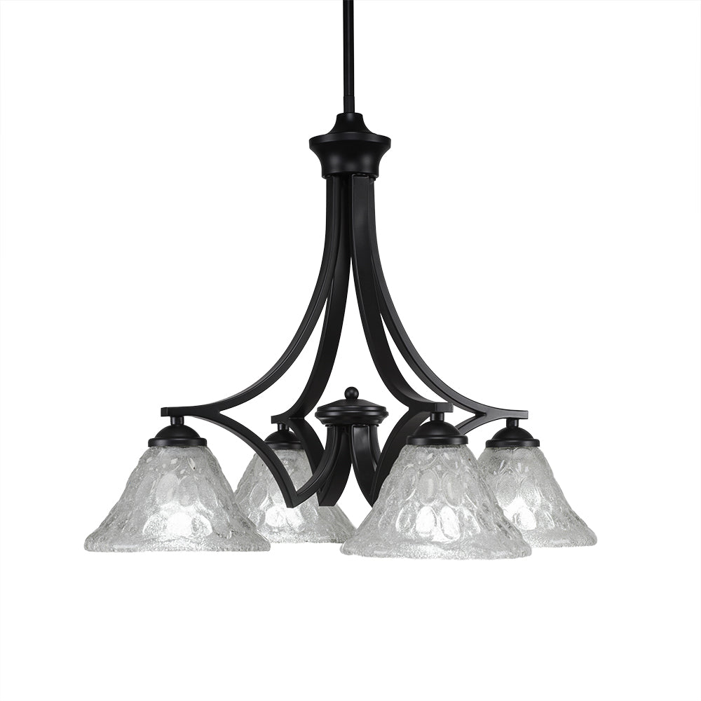 Toltec Zilo 568-mb-451 Chandelier Light - Matte Black