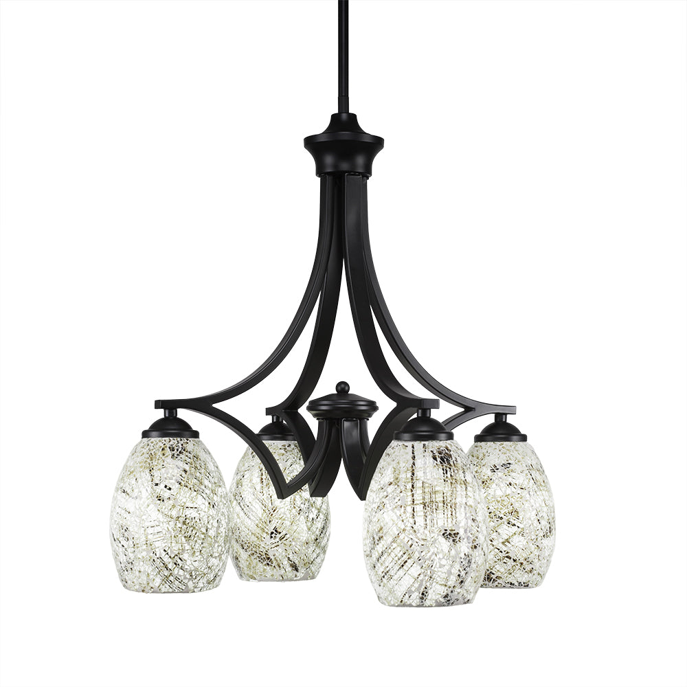 Toltec Zilo 568-mb-5054 Chandelier Light - Matte Black