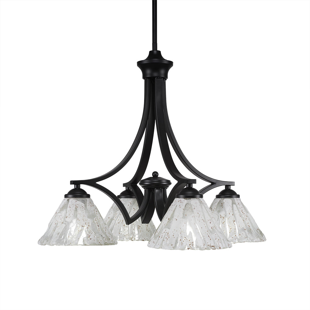 Toltec Zilo 568-mb-7195 Chandelier Light - Matte Black
