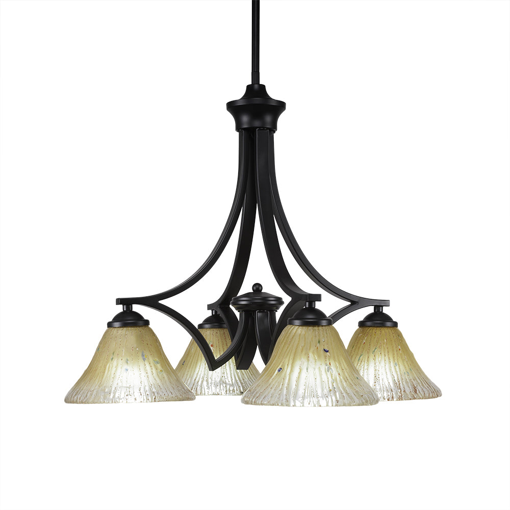 Toltec Zilo 568-mb-750 Chandelier Light - Matte Black