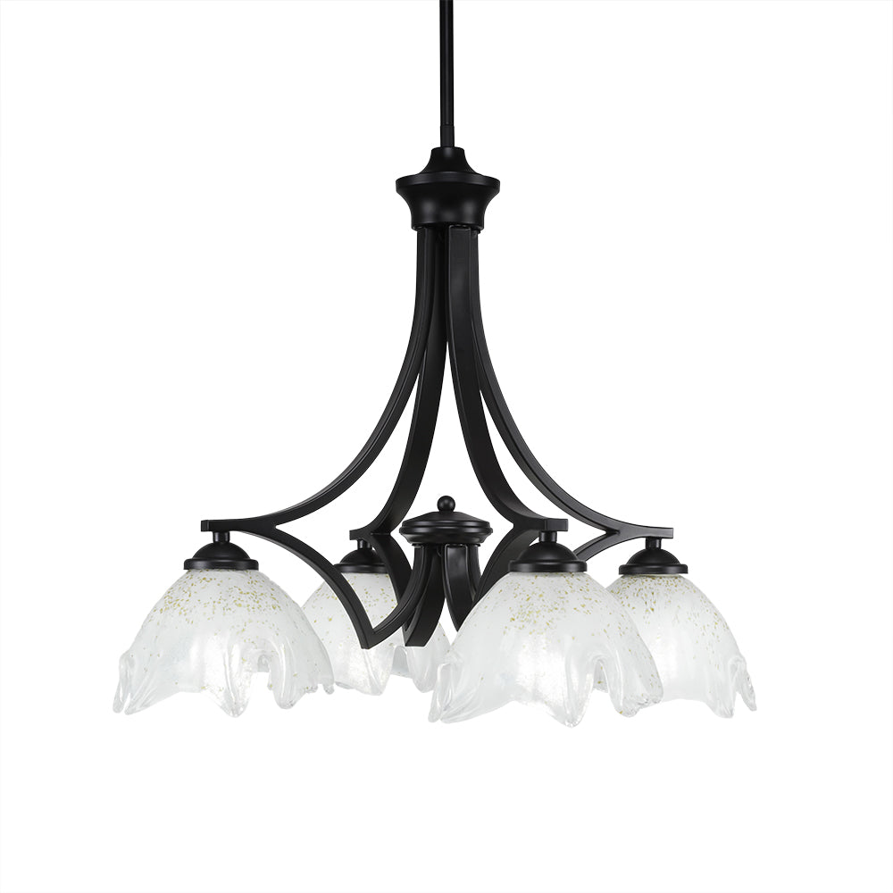 Toltec Zilo 568-mb-755 Chandelier Light - Matte Black